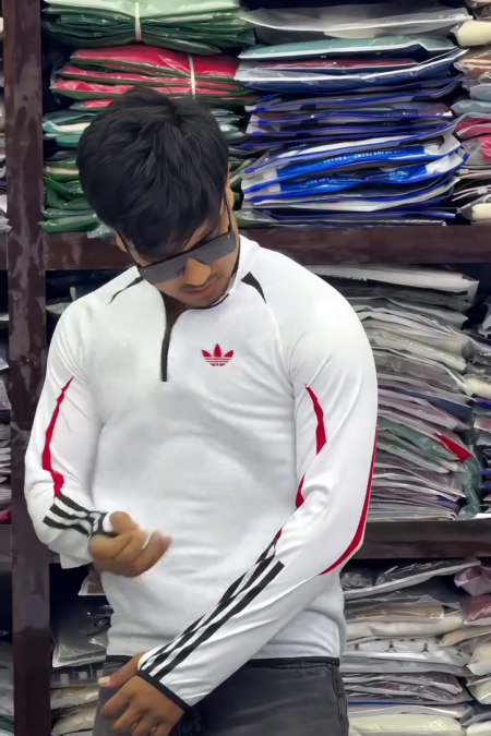 Men’s Polo T-Shirt | Full Sleeve Regular Fit with Chain Collar