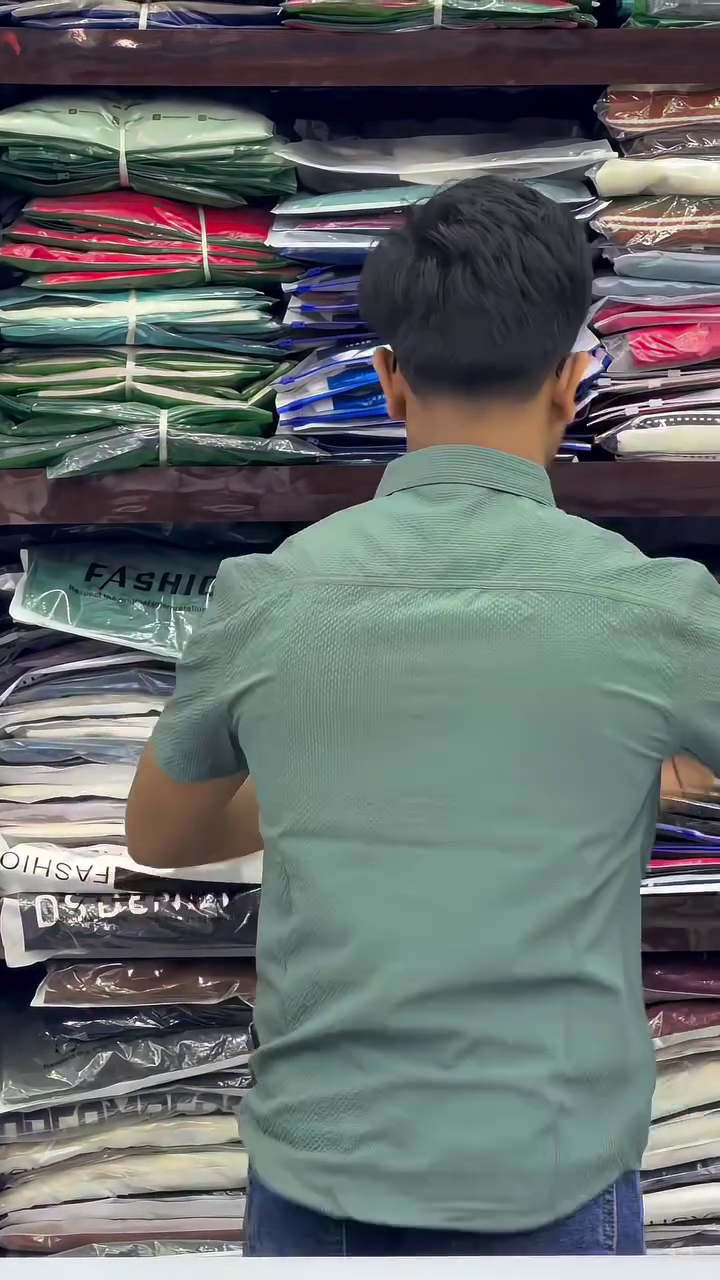 Casual Wear Regular Fit Trendy Pocket Self-Design Shirt for Men's - Image 14