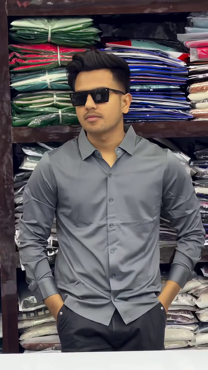 Men Solid Comfort Party Shirt - Image 10
