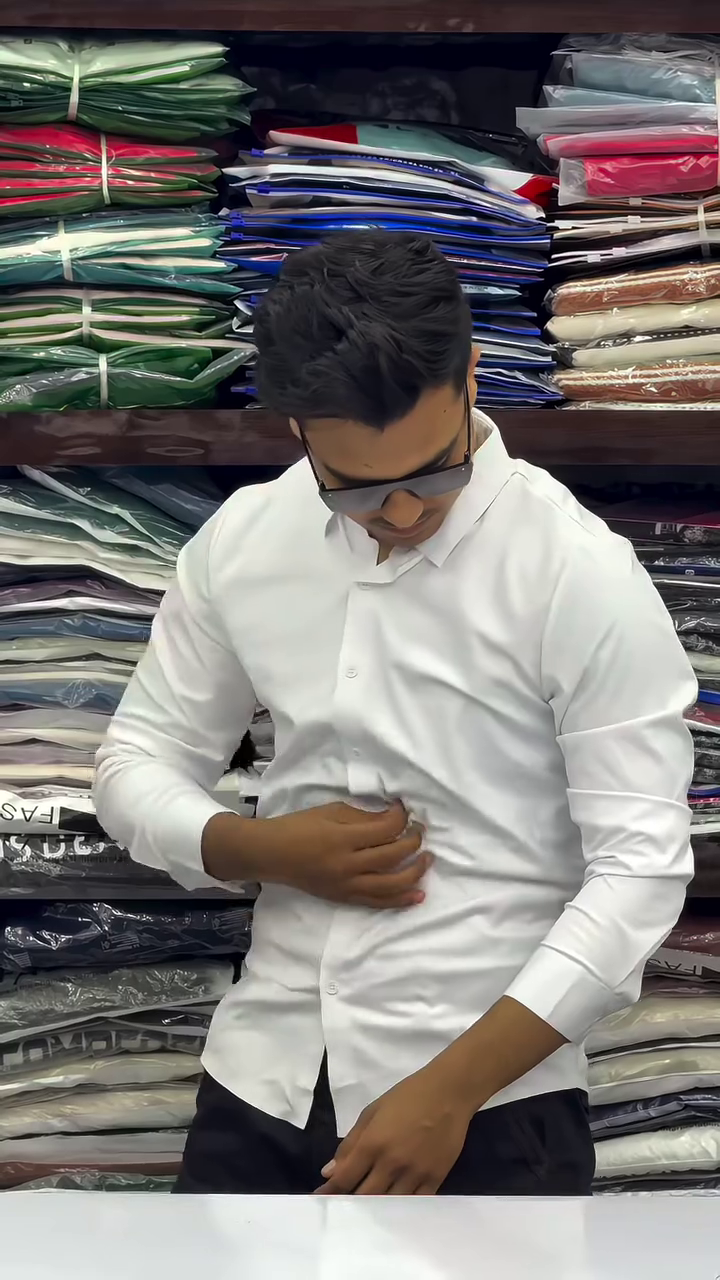 Men Solid Comfort Party Shirt - Image 7