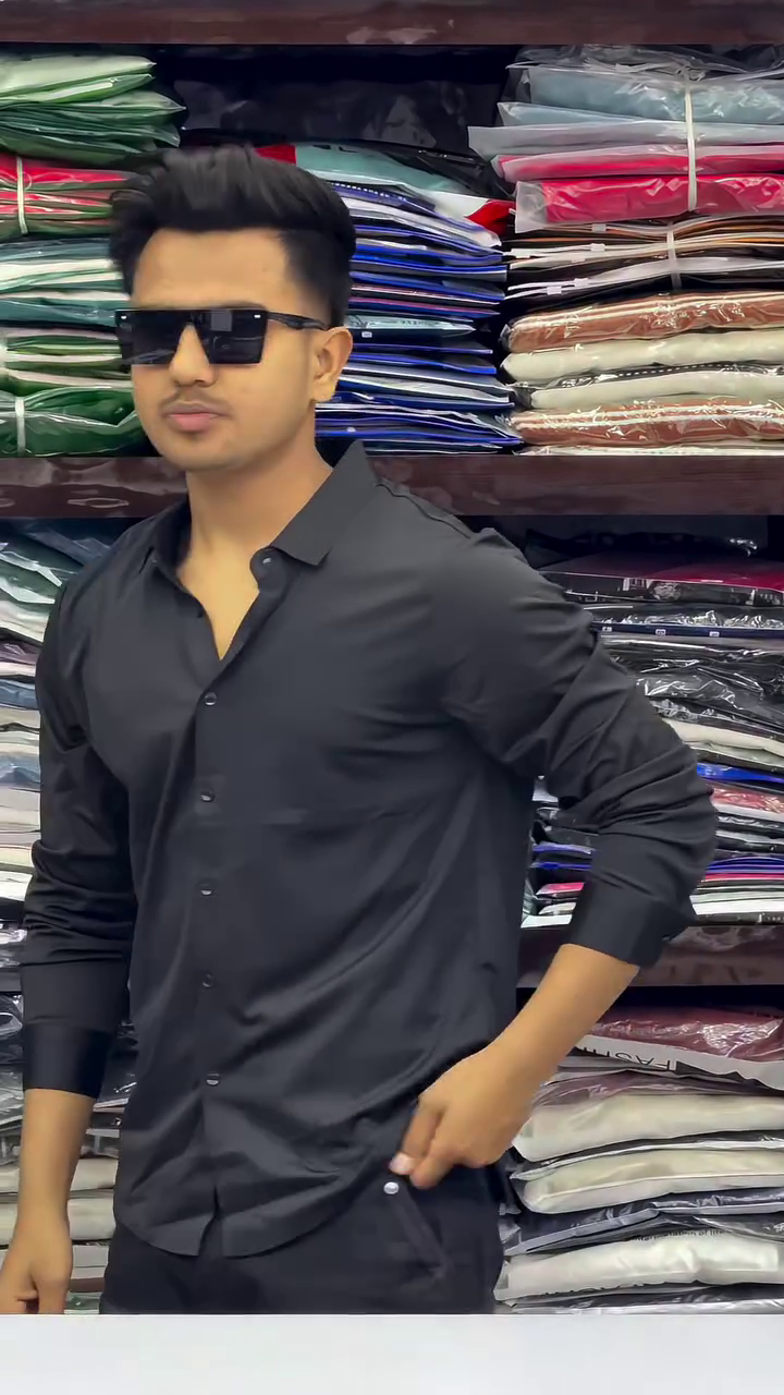 Men Solid Comfort Party Shirt - Image 3