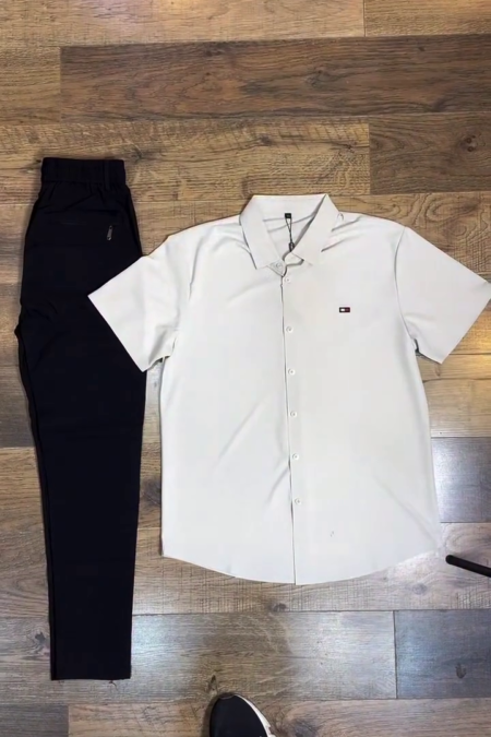 Men's Shirt and Pant Combo Set
