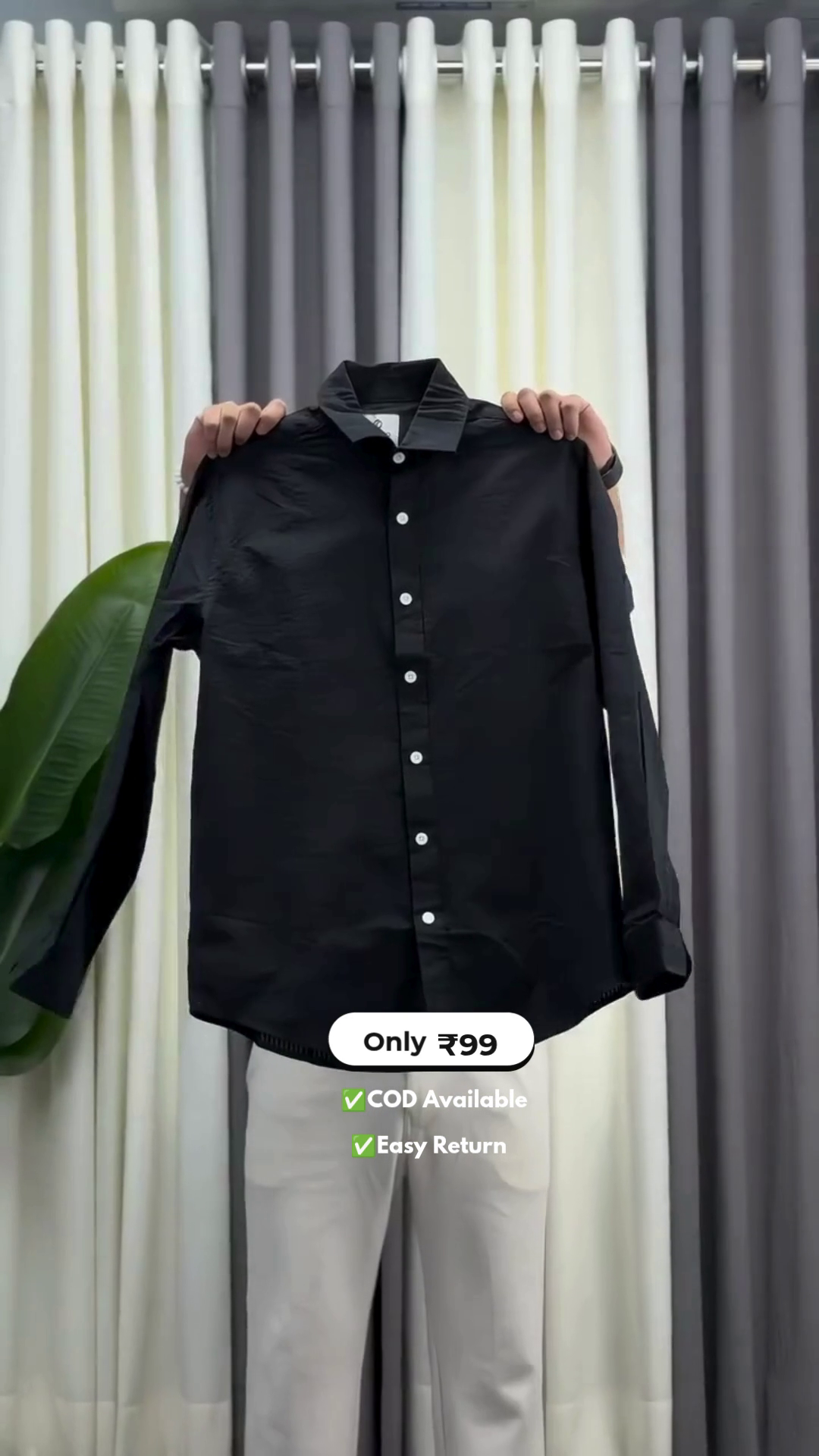 Men's Plain Full Sleeve Shirt