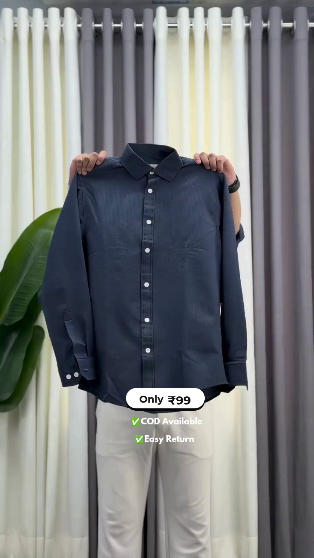 Men's Plain Full Sleeve Shirt - Image 4