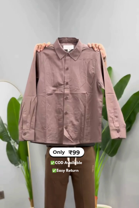 Men's Plain Daily Wear Shirt