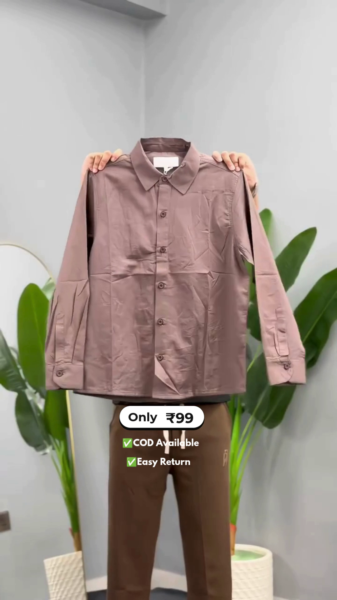 Men's Plain Daily Wear Shirt