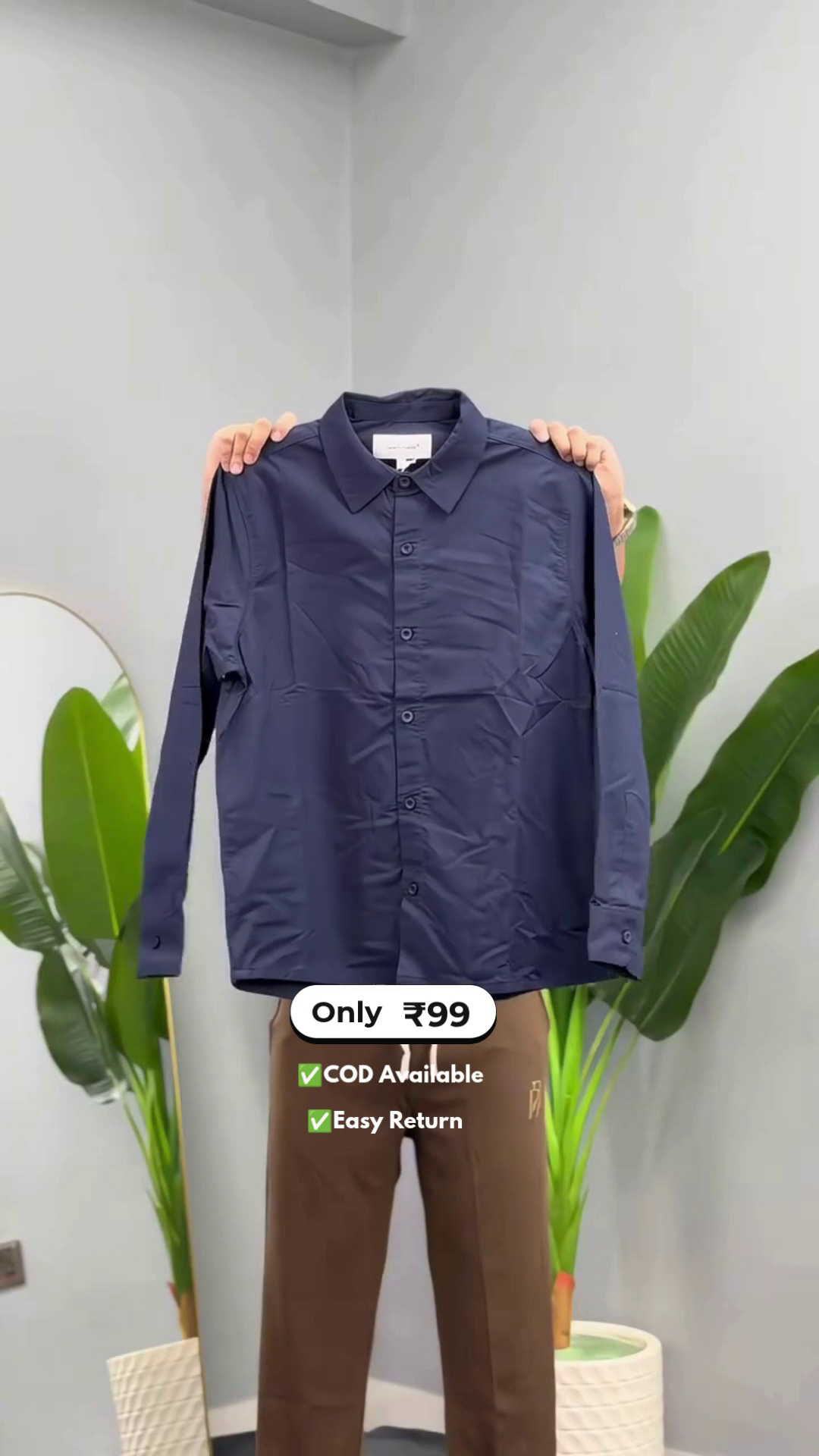 Men's Plain Daily Wear Shirt - Image 5