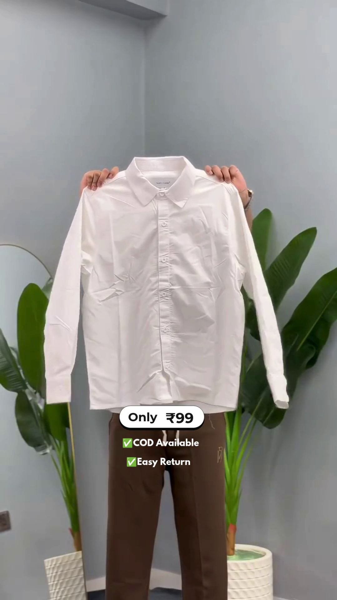 Men's Plain Daily Wear Shirt - Image 4