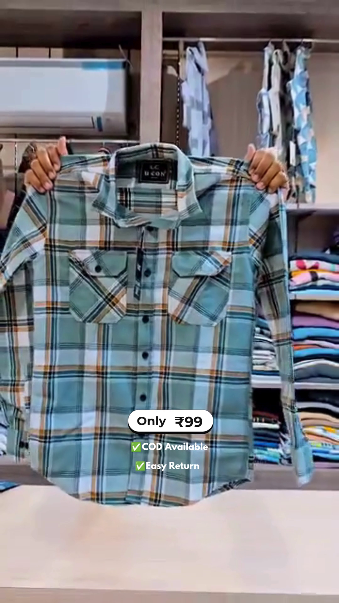 Men's Checkes Full Sleeve Shirt
