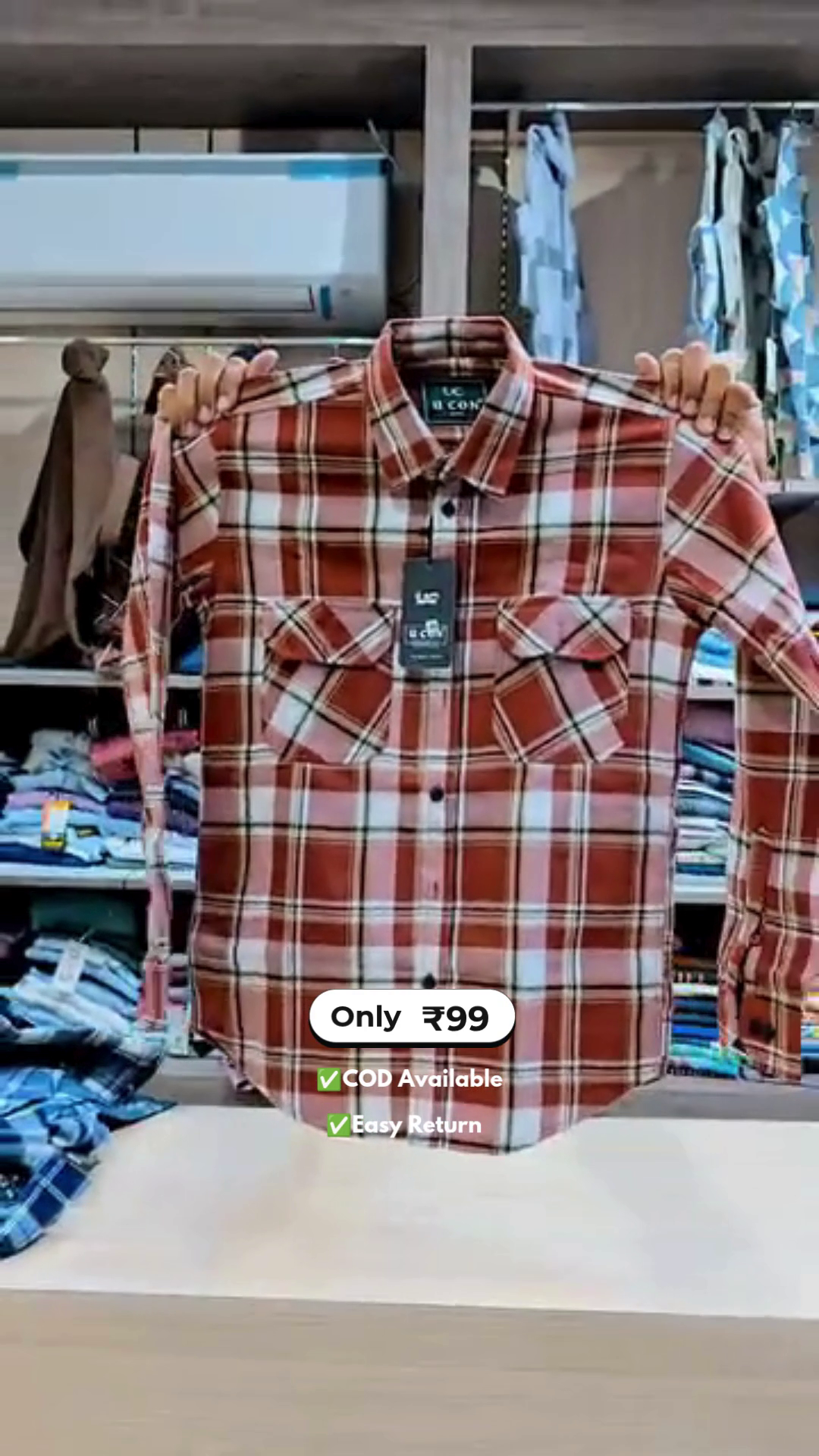 Men's Checkes Full Sleeve Shirt - Image 2