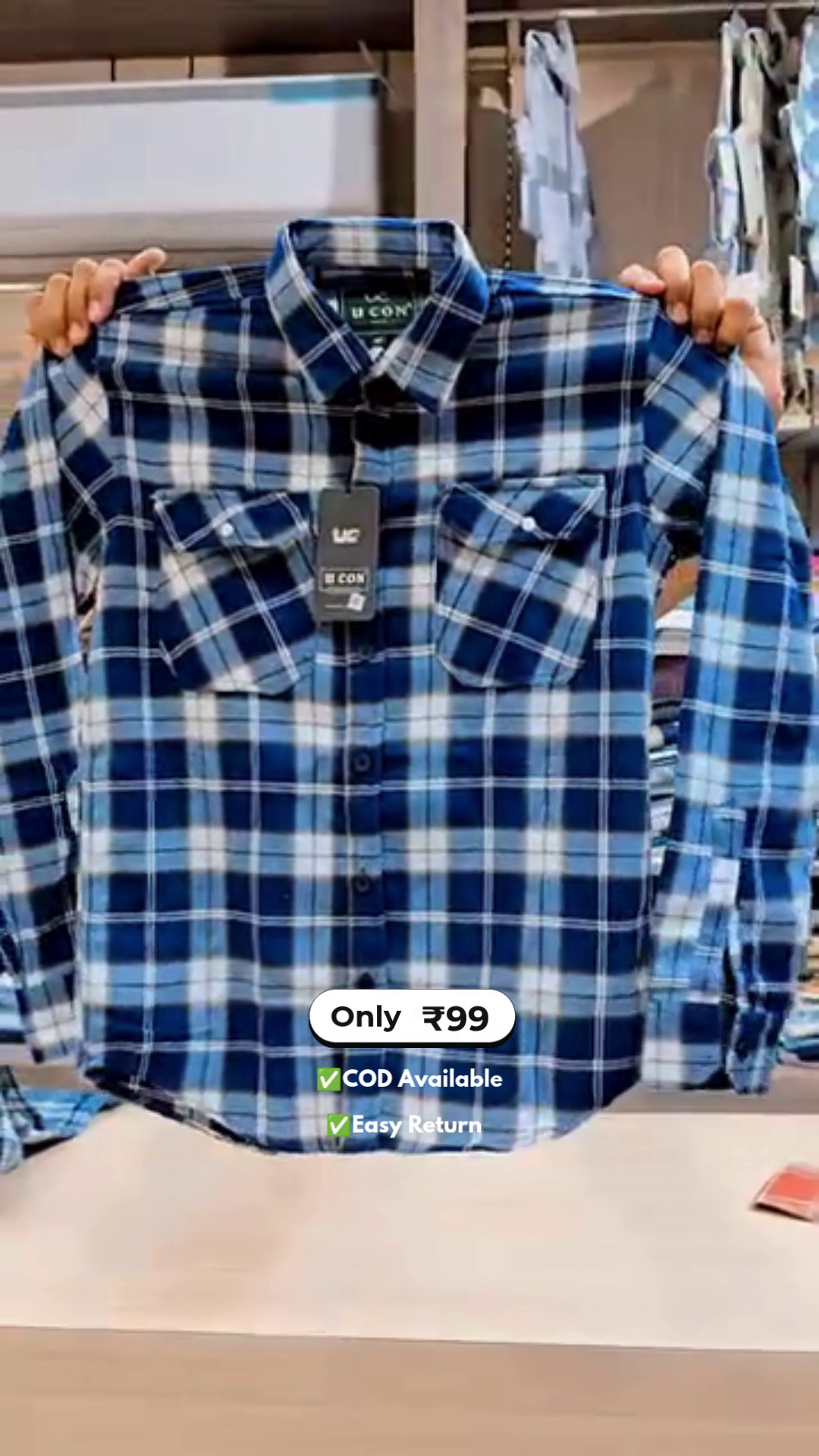 Men's Checkes Full Sleeve Shirt - Image 4
