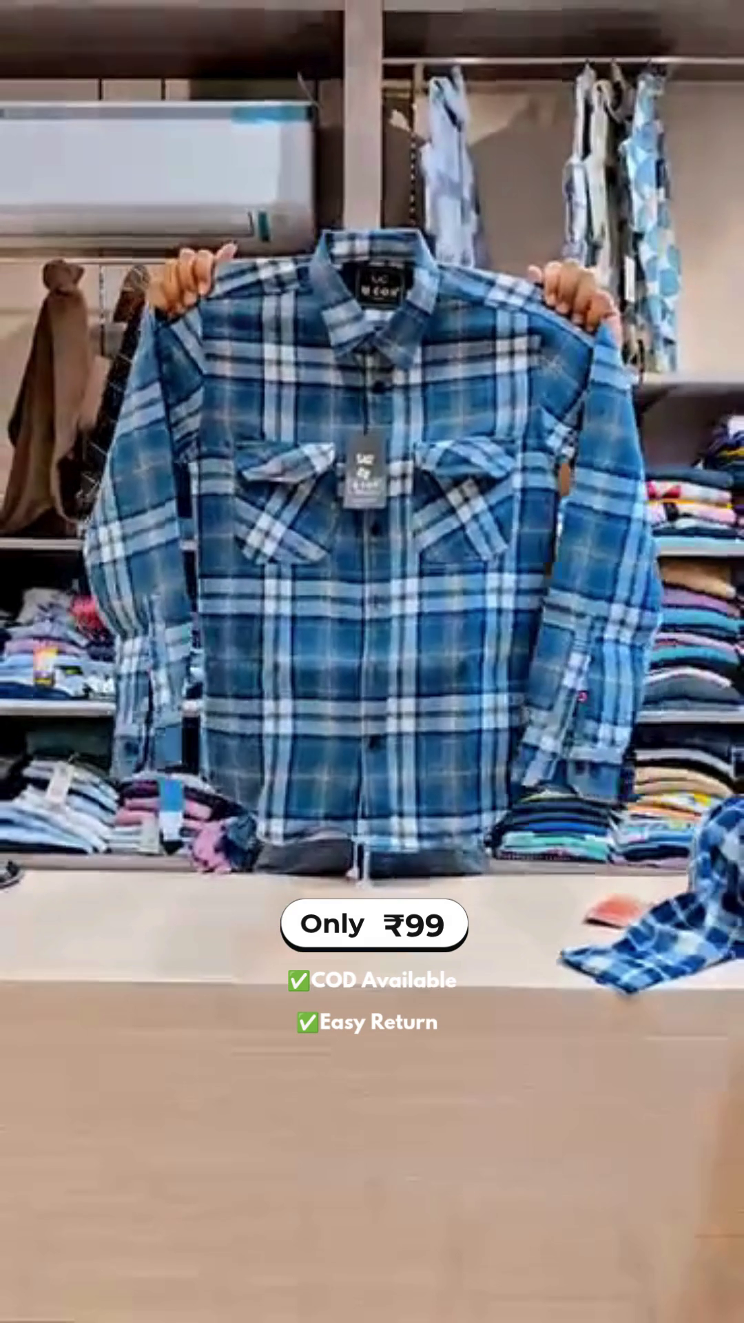 Men's Checkes Full Sleeve Shirt - Image 3