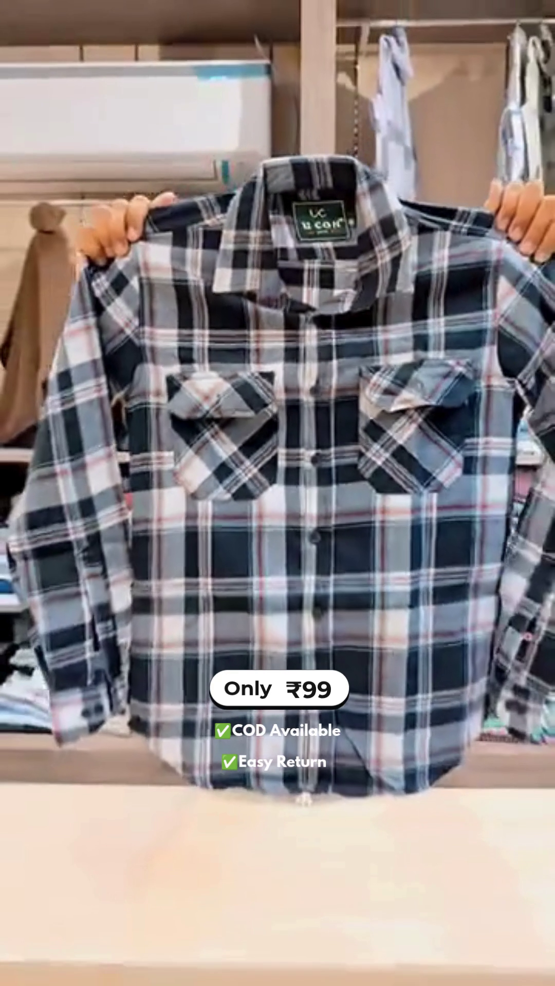 Men's Checkes Full Sleeve Shirt - Image 5
