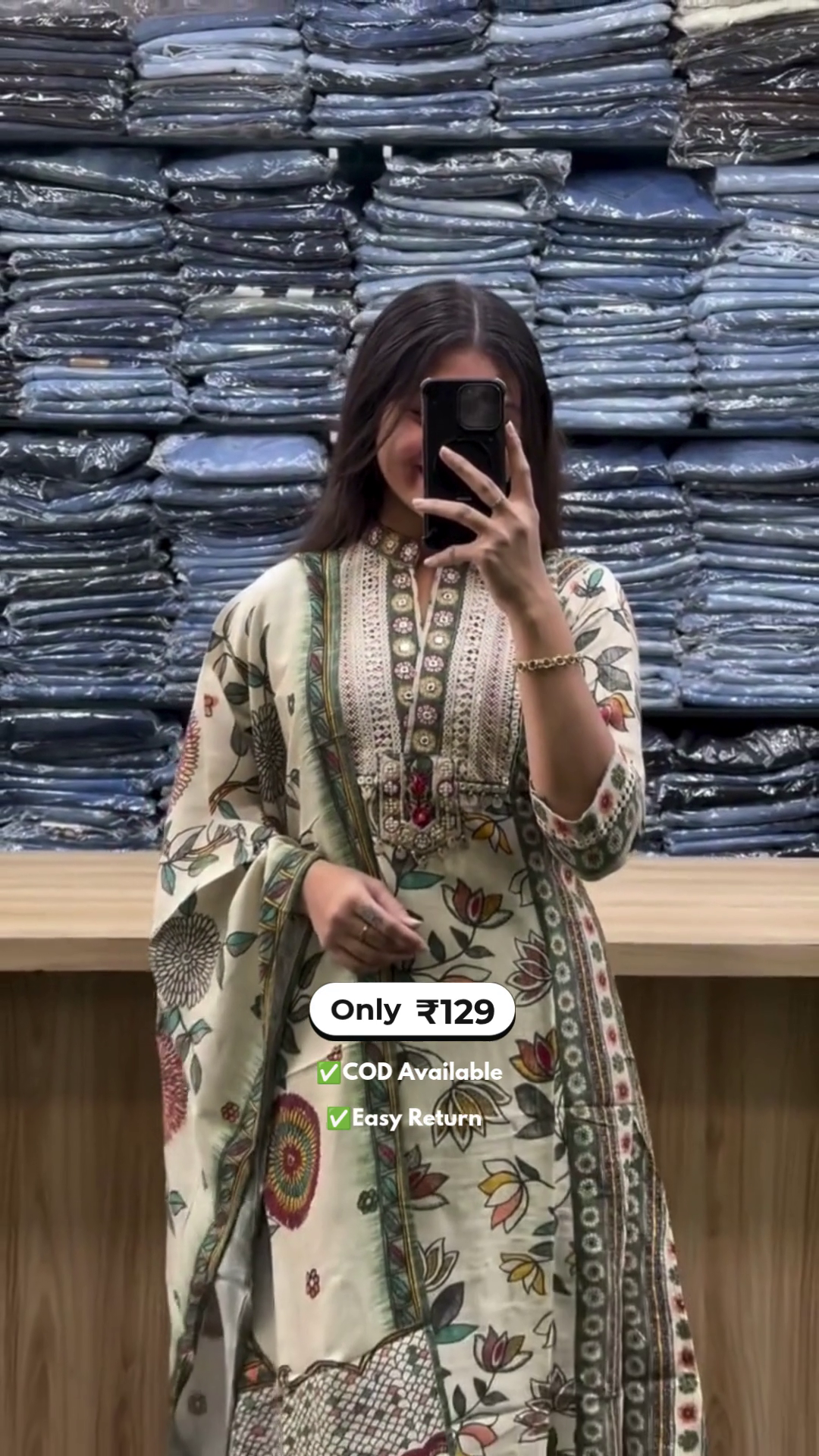Women's Long Sleeve Kurta Se - Image 3